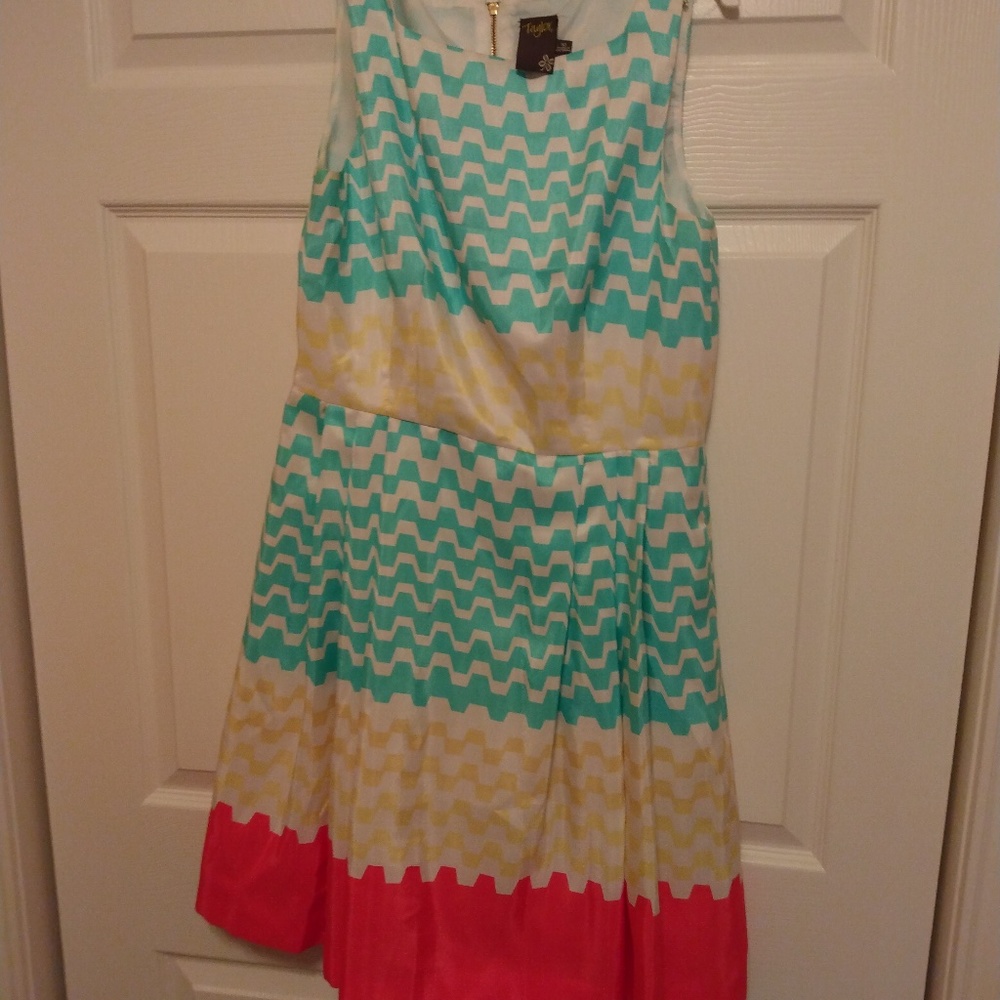 Multiple color dress: Spring time Dress!  Size 10